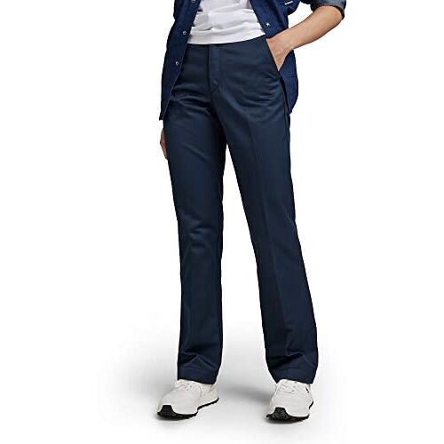 G-Star Raw Dames Formal Smart Pants, Blauw (Gezondheid D22893-C657-C742), 27, Blauw (Gezondheid D22893-C657-c742), 27