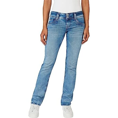 Pepe Jeans Vrouwen GEN Jeans, Denim-MH9, 33W/34L, Denim-mh9, 33W / 34L