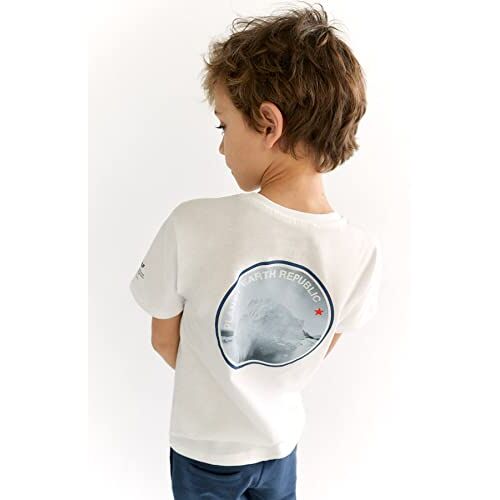 ECOALF TIERRALF T-shirt voor jongens voor kinderen, wit, handwerk voor kinderen, Wit