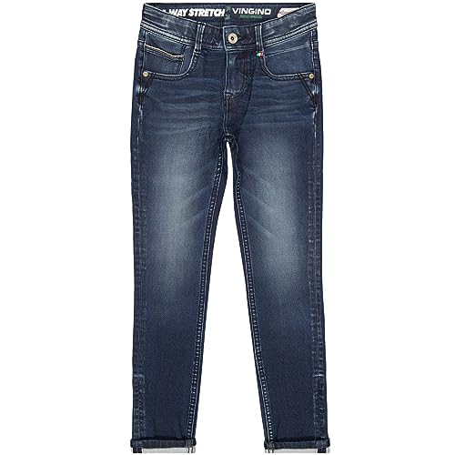 Vingino Alfons Jeans voor jongens, Deep Dark, 11 jaar