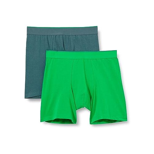 Sloggi Men Ever Airy C2P Short, Green-Light Combinatie, L, Groen Light Combination, L