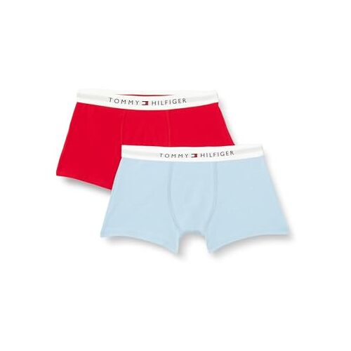 Tommy Hilfiger Jongens 2P Trunk Primair Rood/Wellwater Blauw 4 Jaar, Primair Rood/Wellwater Blauw, 4-5 jaar