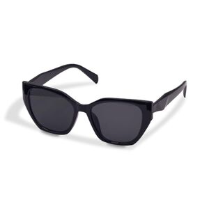MUTYNE Oversized Cateye-stijl zonnebril voor dames Vintage heren zonnebril Outdoor Travel UV400 beschermingsbril, Zwart 1, One size