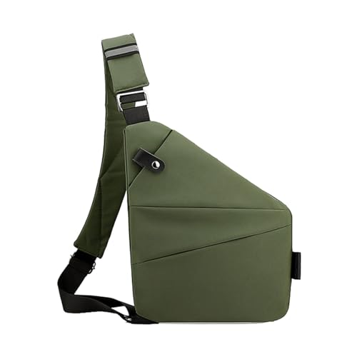 Generic Persoonlijke Pocket Bag Voor Reizen Persoonlijke Pocket Tas Voor Mannen Persoonlijke Flex Tas Nieuwe Sash Bag Links Schoudertas Lederen Schoudertas, AG, Eén maat