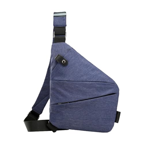 FGUUTYM Persoonlijke tas voor op reis persoonlijke tas voor mannen persoonlijke flex-tas sjerptas schoudertas tassen van twee gebruikt, blauw, Eén Maat