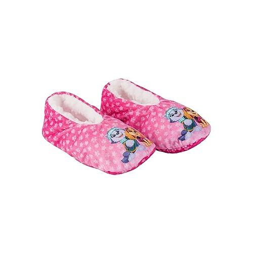 United Paw Patrol/Peppa Pig ballerina's voor meisjes en jongens, ABS-winterpantoffels, gevoerd, kinderpantoffels, pantoffels, pantoffels, paw patrol pink, 23/26 EU