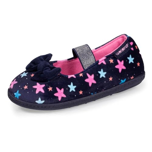 isotoner Ballerina-pantoffels voor meisjes, antislip, Sterren, 25 EU