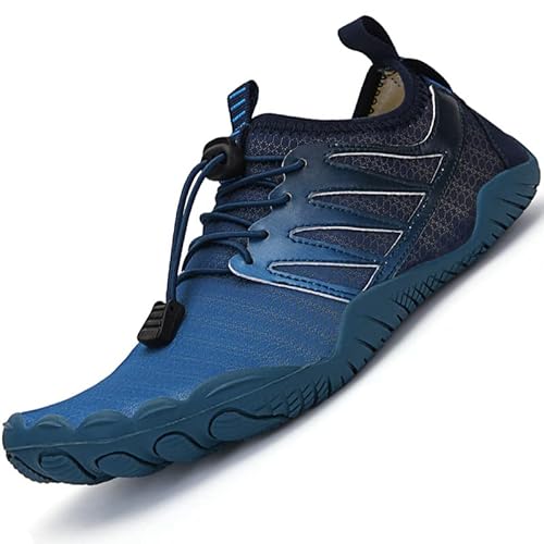 Lvptsh Badschoenen, waterschoenen, strandschoenen, aquaschoenen, heren en dames, blauw 9, 45 EU