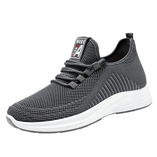 Generic Mannen Sportschoenen Ademend Mesh Casual Trainer Schoenen Schoenen Warme Antislip Stof Mannen Mannen Sneaker Mannen Mannen, 2 Grijs, 38 EU