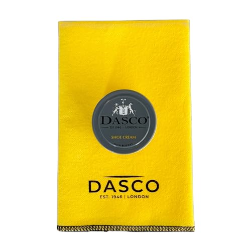 Dasco Crème Polish voor alle glad leer met een gratis polijstdoek dennengroen