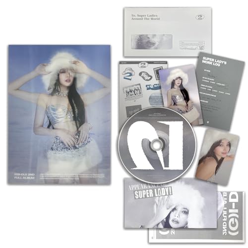 Cube (G) I-DLE 2e volledige album [2] (1 versie) boekje + tekstpapier + mini-poster + cd-r + fotokaart + filmfotokaart + berichtkaart + sticker + 2 pin badges + 4 extra fotokaarten