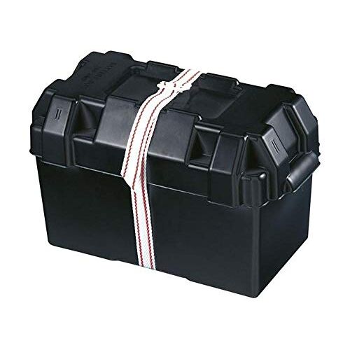 TREM Batterijbox met deksel en bevestigingsriem