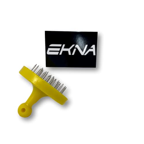 EKNA Shisha gatensteker in geel gatensteker voor shisha waterpijp accessoires optimale doorgang +  sticker (geel)