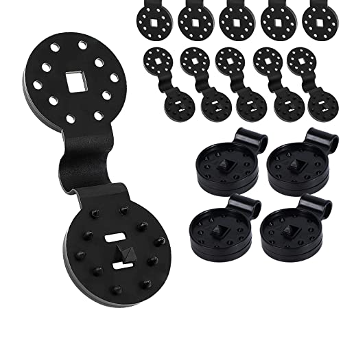 PnxdeobXL 50 Stuks Schaduwdoek Plastic Clips, Speciale Clips Met Oogje, Bevestigingsklemmen voor Schaduwnetten, voor Schaduwnetten, Insectennetten, Hagelnetten, Vogelnetten, Landbouwnetten