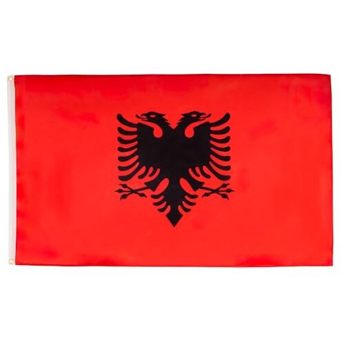 AZ FLAG Albanese vlag 150x90 cm Albanese vlaggen 90 x 150 cm Banier 3x5 ft Licht polyester