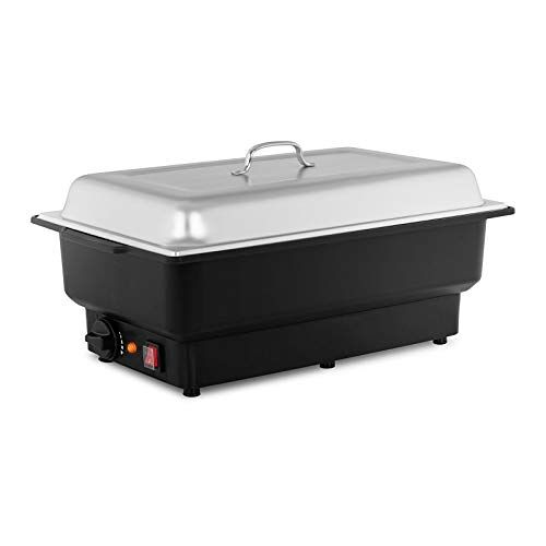 Royal Catering RCCD-1/1-100-KS-E Chafing Dish Elektrisch 30-90 °C GN 1/1 Container 900 w Buffet Warmer voor Buffet Partijtjes of in de Catering