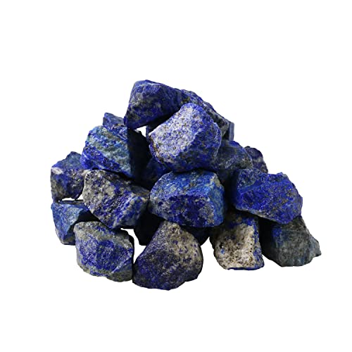 Nvzi Lapis lazuli, mineralen, waterstenen edelsteenwater, bergkristal, ruwe steen, edelstenen, helende stenen, kristallen helende stenen, ongesneden edelstenen, natuurstenen, minerale stenen voor