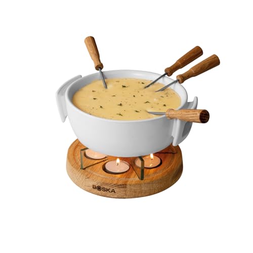 BOSKA Candlelight Fondue Twinkle 1,6 liter Voor 1.200 gram Kaasfondue