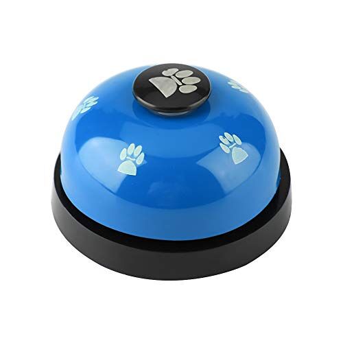 Tnfeeon Pet Training Bells, Iron Robuust Duurzaam Leuke Cartoon Pet Bell Hond Puppy Pet Zindelijkheidstraining Bells Hondendeurbel Voor Hond Kat (Blauw)