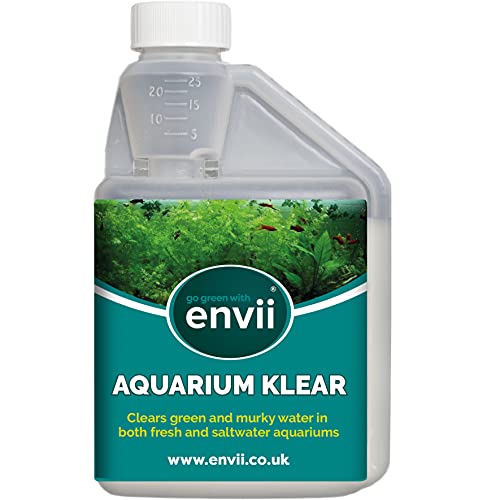 Envii Aquarium Klear Aquariumreiniger Aquarium Behandeling van Groen Water Aquarium Waterbehandeling – Goed Voor 4.000 Liter