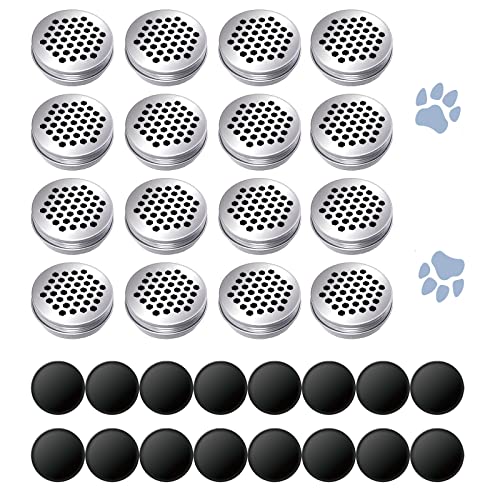 Generic 16 Pack Dog Scent Training Box, Magneten Hond Geur Werk blikken, Hond Neus Werk containers, Geur Metalen Blikken voor Hond Training, Pet Scent Training Box, Cat Scent Work blikken, Pet Aluminium Blikken