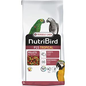 VERSELE-LAGA NutriBird P15 Tropical GeÎxtrudeerde pellets Onderhoudsvoer voor papegaaien Multicolor 10kg