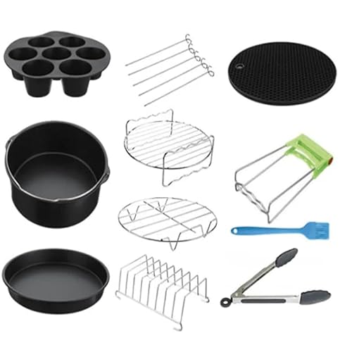 Generic Airfryer Accessoires 15 Stuks Aifryer Philips XXL & XL Airfryer Tefal Airfryer Bakvorm 20 cm