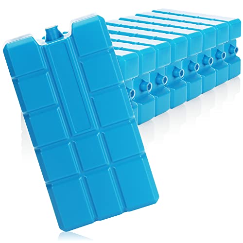 com-four ® 9x Koelbatterij XXL in blauw Koelelementen voor koelbox en koeltas Koelbatterijen voor huishouden en vrije tijd