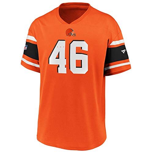 Fanatics NFL Cleveland Browns Jersey Shirt Iconic Franchise Poly Mesh Supporters Jersey