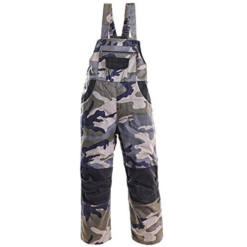 CXS Pinocchio/Woody werkoveralls voor kinderen, kinderoveralls, werkbroeken voor kinderen, tuinbroeken voor kinderen (Camouflage Overalls, 130)