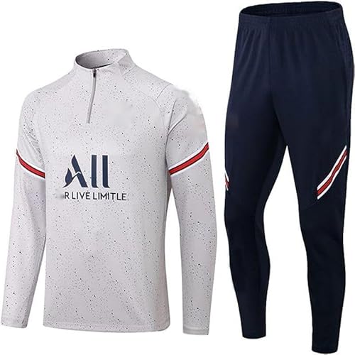 RRGEAR Langarmig Voetbalshirt, Sportbroek Voor Kinderen,voetbal Trainingspak,hardloopkleding,sporttrainingskleding,fitnespak,joggingpak, Sportkleding Voor Kinder/meisjes/jeugd/heren/dames/meisjes (07,KID16)