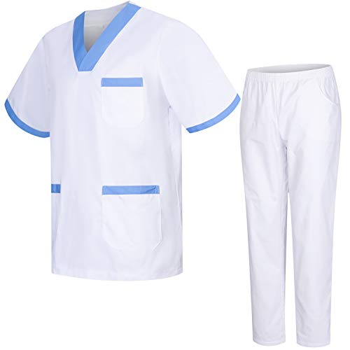 MISEMIYA , Uniseks uniformen, uniform set, medisch uniform met shirt en broek, uniformen voor gezondheidszorg, ref. 8178, XL