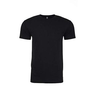 Next Level Volwassenen Unisex CVC T-shirt met ronde hals (M) (zwart), Zwart