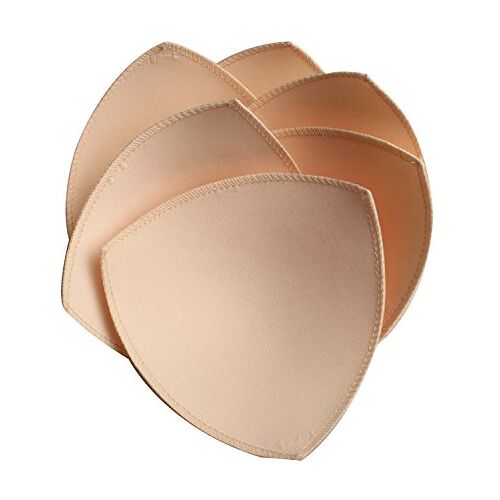 TopBine 3 paar bh-inzetstukken Bra Pads uitneembaar sport-bh bikini‘s ondergoed inzetstukken pads, beige, 75B