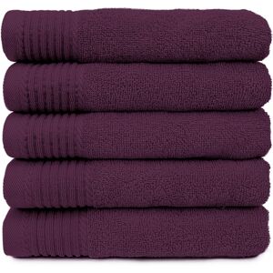 The One Towelling The One Handdoek Deluxe 50x100 550 gr Plum (5 stuks) The One Towelling The One Handdoek Deluxe 50x100 550 gr Plum (5 stuks)
