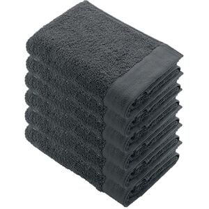 Walra Remade Cotton Handdoek 60 x 110 cm 550 gram Grey - 6 stuks Walra Remade Cotton Handdoek 60 x 110 cm 550 gram Grey - 6 stuks