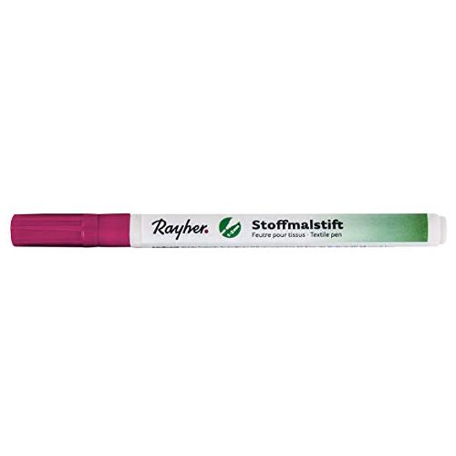 Rayher 3823588 textielstiften, fijne punt, fuchsia