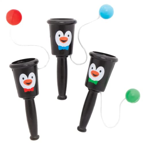 Baker Ross AX583 Penguin Bal Spelletjes Pack Van 6, Onze Spelletjes Zijn Perfect Voor Feestelijke Activiteiten, Feesten Of Kerstavondgeschenken