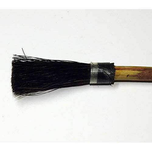 Ahsen Ebru 5 x penselen van rozenhout om te strooien (klein), Serpme Ebru fircasi, Rosewood Brush for Spreading (small),