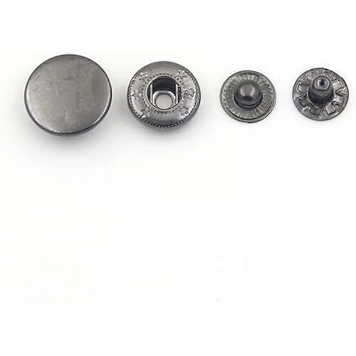 YYZHANG Drukknopen, drukknopen for stofSnap Fastener Kit, DIY drukknoop, DIY10sets/Pack metalen drukknopen naaien knop drukknopen 15mm (Color : Type 2)