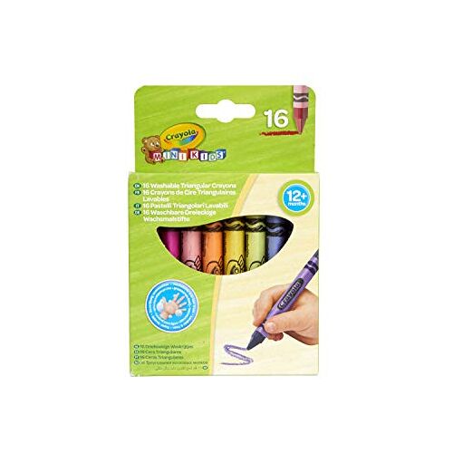 CRAYOLA Mini Kids 16 Driehoekige waskrijtjes