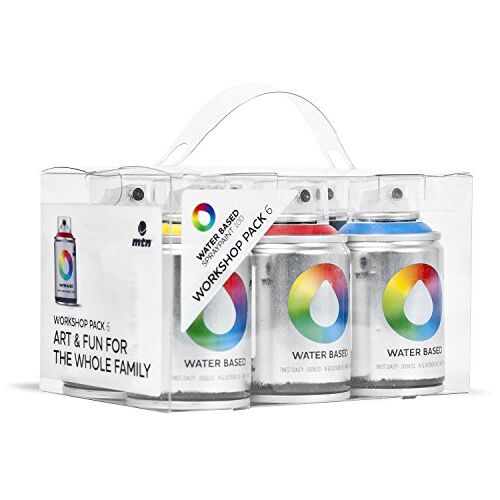 Montana Colors MTN Colors Watergedragen Spray Paint Workshop Pack 6 x 100ml blikjes