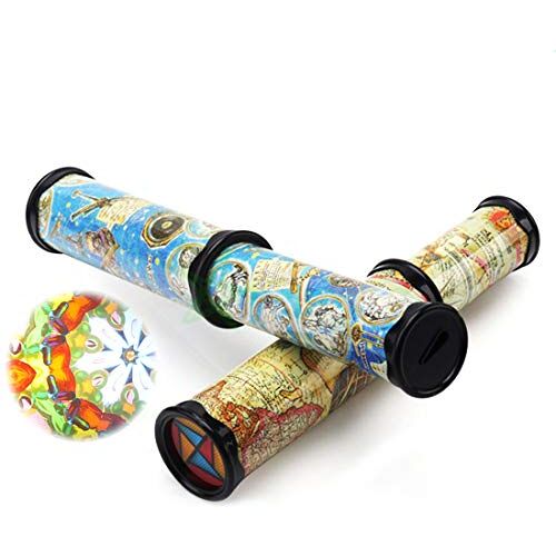 Vientiane Kaleidoscoop, 2 stuks rekbare caleidoscoop, klassiek papier caleidoscoop, speelgoed, caleidoscoop, rekbare lange klassieke caleidoscoop, magisch caleidoscoopspeelgoed voor kinderen