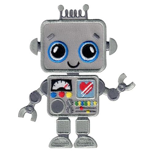 PatchMommy Robot Strijkapplicatie Patch Applicatie Strijkembleem Strijkapplicaties Applicaties Kinderen