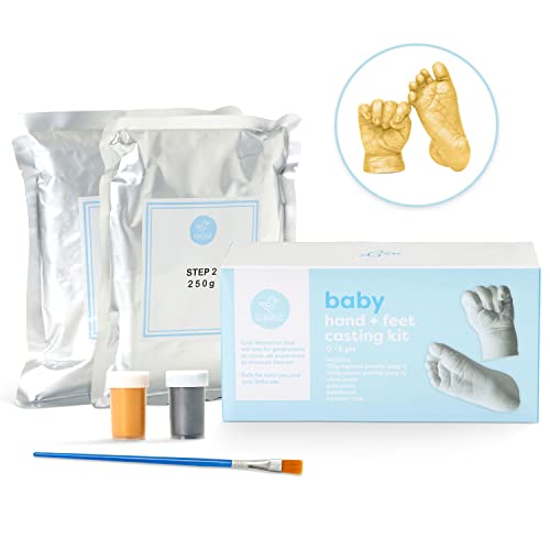 chuckle Baby Hand & Voet Gipsafdruk Kit, DIY 3D Aandenken