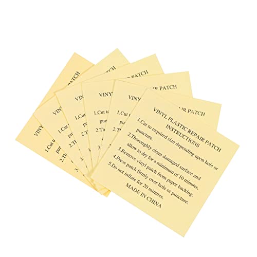 Yardenfun 20 Stuks Subsidie ​​voor Zwembadreparatie Speelgoed Tent Opblaasbare Producten Reparatie Sticker Patch Repareren Reparatie Tape Waterdichte Sticker Lijm Rubber Zelfklevend