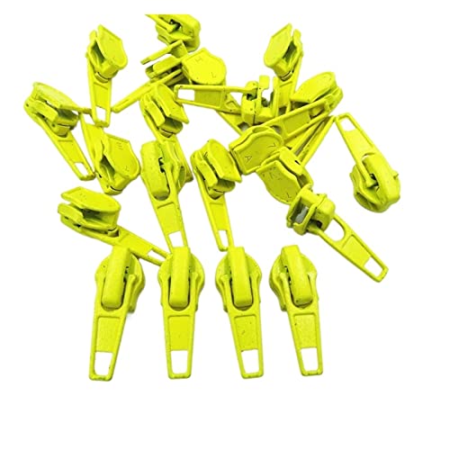 BULINO Ritssluiting Vervanging Reserve Ritstrekker 10-100 Stuks 3#/5# Nylon Auto Lock Ritstrekker DIY Naaigereedschap Rits Slider 20 Kleuren (Color : G2, Size : 10PCS_5#) (Color : G2, Size : 100-5#) (Color