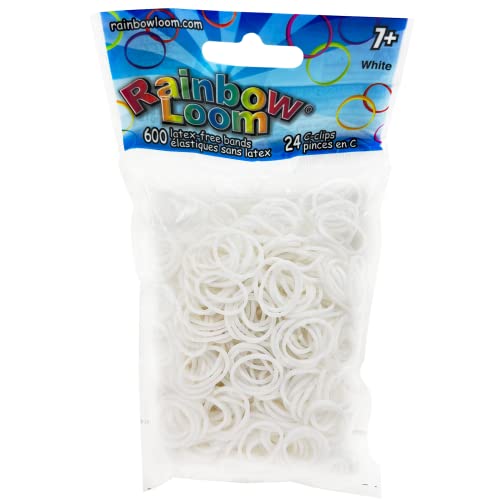 Rainbow Loom ® rubberen banden wit