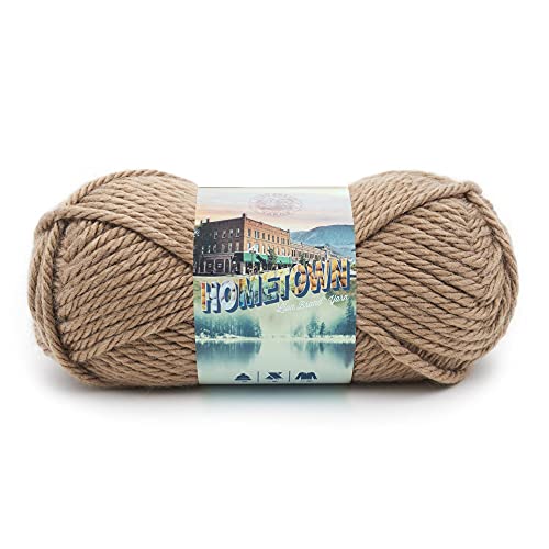 Lion Brand Yarn Hometown Garen, bulky garen, garen voor breien en haken, per stuk verpakt, Hoboken Honey