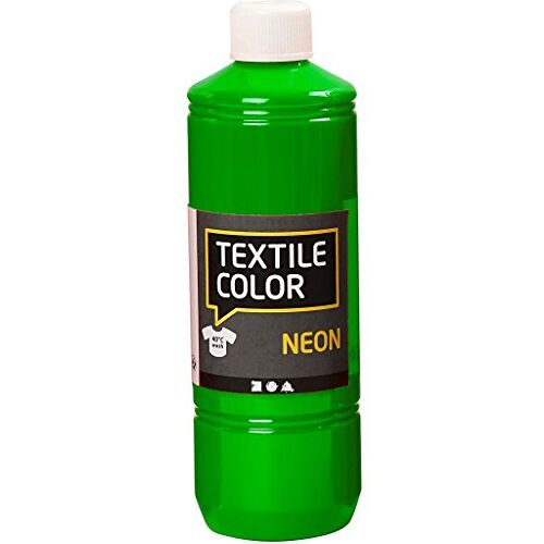 Creativ Company Textielkleur, neongroen, 500 ml